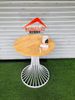 Bàn Tulip Mặt Gỗ Tròn, Chân Sắt - 60cm (Đường Kính)