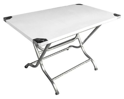 Bàn Inox 201 Mặt Chữ Nhật Cao Cấp Dày 1mm - 2 Size