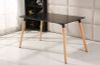Bàn Eames Mặt Gỗ MDF Chữ Nhật, Chân Trụ Gỗ Sồi - 80 x 120cm (Rộng x Dài)