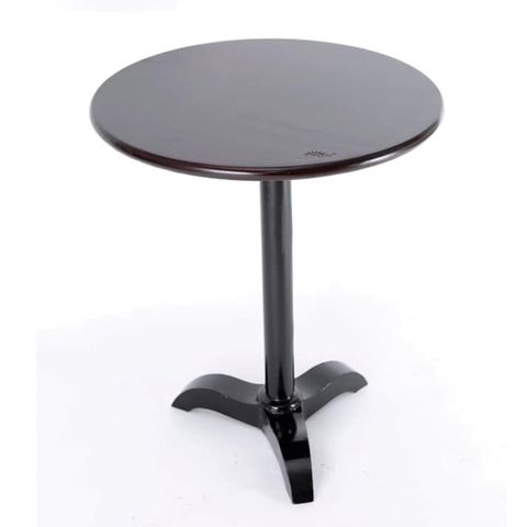 Bàn Cafe Mặt Gỗ Tròn, Chân Trụ Sắt Sơn Tĩnh Điện Fansipan Kite 03 - 64 x 73cm