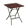 Bàn Xếp Nhựa Giả Mây Mặt Vuông 2764 - 62 x 62 x 73cm