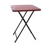 Bàn Mặt Gỗ Chữ Nhật, Chân Sắt Dày 1,4mm Fansipan Patio Mini - 45 x 60cm (Rộng x Dài)