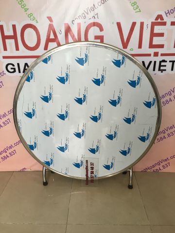 Bàn Inox 201 Mặt Tròn - 1m2 (Đường Kính)