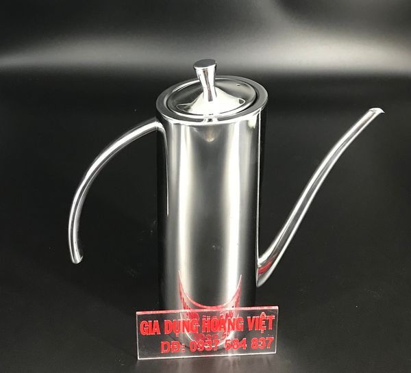Bình Rót Dầu Inox 304 Số 1 - 18 x 17 x 7,5cm