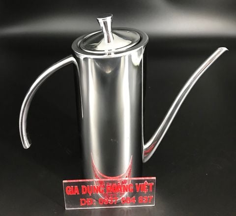 Bình Rót Dầu Inox 304 Số 2 - 23 x 22 x 7,5cm