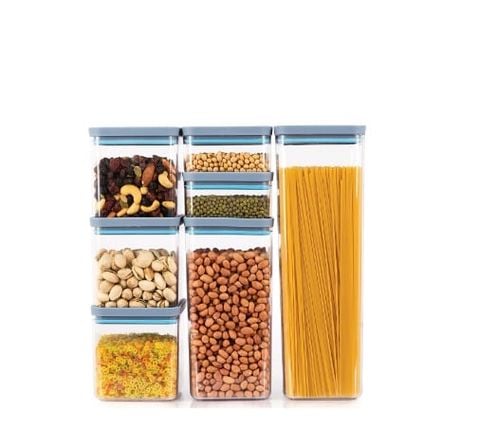 Bộ 7 Hộp Đựng Thực Phẩm Nora - Midium Set| Siêu Kín Khí, Bền Đẹp