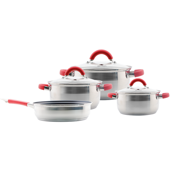 Bộ Nồi Chảo Inox 304 Elmich Cao Cấp EDA-23504