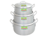 Bộ Nồi Nhôm Kim Hằng Nhật T3 Lớn - 3 Size