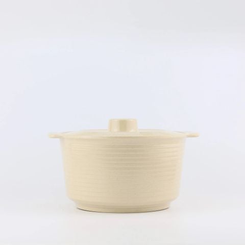 Bộ Thố Nhựa Melamine Cao Cấp 2 Quai Có Nắp Màu BL110-7 Stone Superware - 1920ml