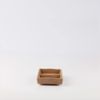 Chén Chấm Melamine 2 Ngăn DV104 Clay Dark Brown Superware - 13 x 8,2 x 3cm