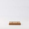 Chén Chấm Melamine 2 Ngăn DV104 Clay Dark Brown Superware - 13 x 8,2 x 3cm