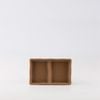 Chén Chấm Melamine 2 Ngăn DV104 Clay Dark Brown Superware - 13 x 8,2 x 3cm