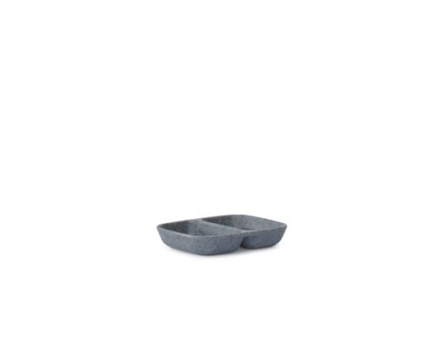 Chén Chấm Melamine 2 Ngăn Nhỏ C101 Vân Đá Xanh Fataco - 9,0 x 7,3 x 1,5cm