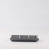 Chén Chấm Melamine 3 Ngăn DV036 Granite Dark Grey Superware - 19 x 8 x 4cm