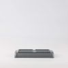 Chén Chấm Melamine 3 Ngăn DV036 Granite Dark Grey Superware - 19 x 8 x 4cm