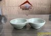 Chén Chấm Melamine 2 Ngăn BV179-6 GreenStone Superware - 15,5 x 7,5 x 3cm
