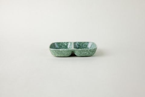 Chén Chấm 2 Ngăn C101 Vân Đá Rêu