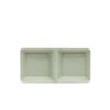 Chén Chấm Melamine 2 Ngăn Lớn C103 Cát Xanh - 14,8 x 7,4 x 2,0cm