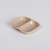 Chén Chấm Melamine 2 Ngăn C101 Màu Nâu - 9,0 x 7,3 x 1,5cm
