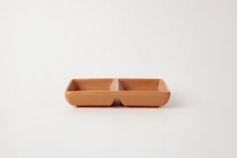 Chén Chấm 2 Ngăn Nhỏ C115 Nhám Ngói