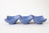 Chén Chấm Melamine 3 Ngăn C111N Nhám Xanh Dương - 20,7 x 8,5 x 3,8cm