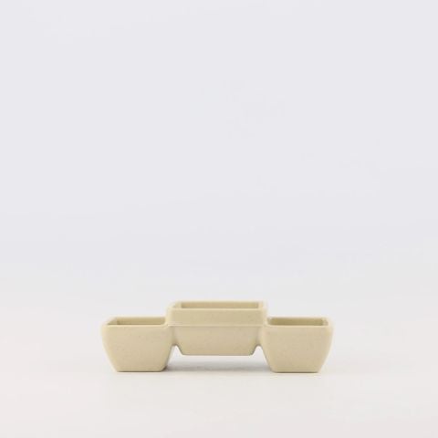 Chén Chấm Melamine 3 Ngăn CTD6419 Stone Superware - 15 x 6,5 x 4,5cm