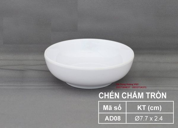 Chấm Tròn Trắng Melamine AD08 VCP