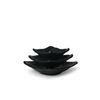 Chén Chấm Melamine Vuông Đen Nhám Fataco - 3 Size