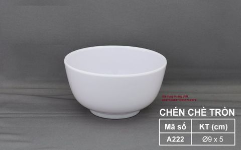 Chén Chè Melamine Tròn A222 VCP Vinh Cơ - 9 x 5cm