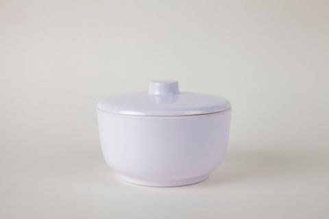 Chén Melamine Có Nắp Lớn Màu Trắng - 3 Size