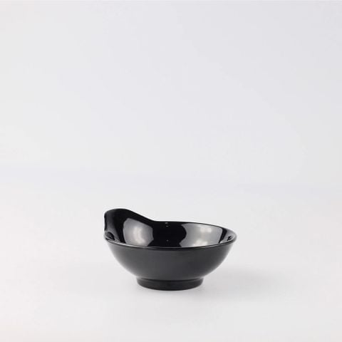 Chén Melamine Có Tay Cầm BV039 Màu Đen Superware - 11,1 x 12,4 x 5,4cm