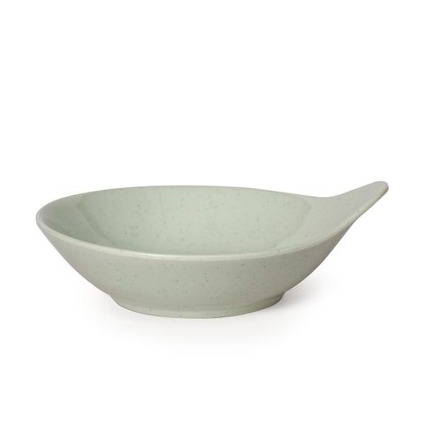 Chén Melamine Có Tay Cầm CO39 Màu Cát Xanh - 13,7 x 11,8 x 2,8cm