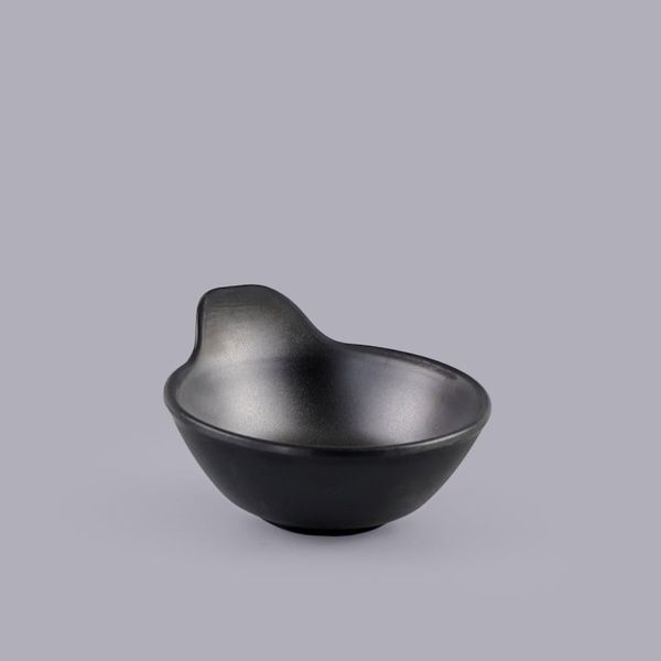 Chén Melamine Có Tay Cầm BV292-5,5 Đen Nhám Superware - 11,3 x 13 x 6cm