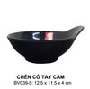 Chén Melamine Có Tay Cầm BV039 Màu Đen Superware - 11,1 x 12,4 x 5,4cm