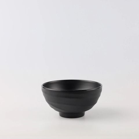 Chén Cơm Melamine BV321 Đen Nhám Superware - 11 x 11 x 5,7cm
