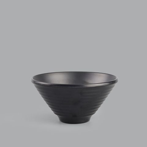 Chén Cơm Melamine BV341 Đen Nhám Superware - 12,2 x 6cm