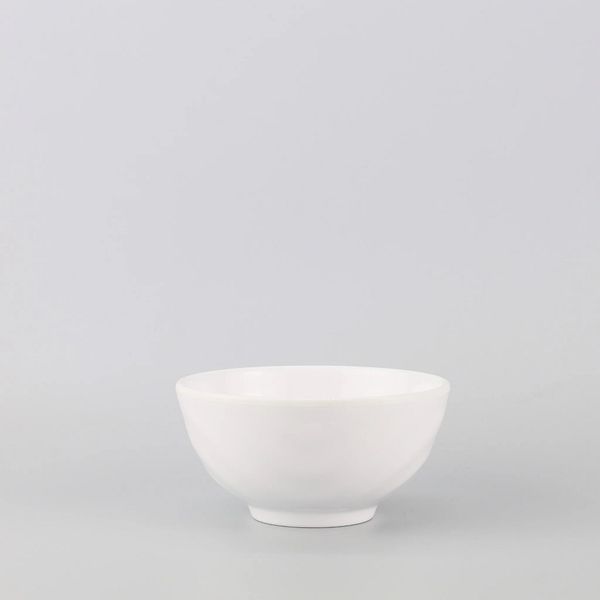Chén Cơm Melamine Lượn Sóng BV040 Màu Trắng Superware - 11,5 x 11,5 x 6cm