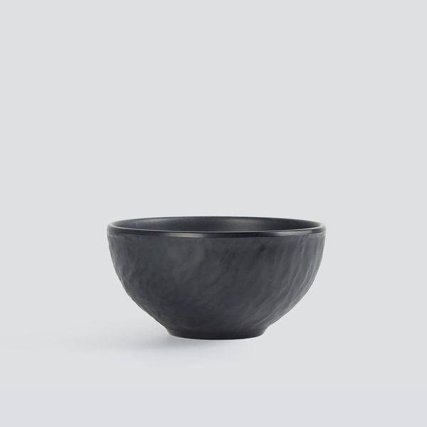 Chén Cơm Vân Đá Melamine Đen Nhám Superware