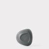 Chén Oval Nhám Granite Dark Grey