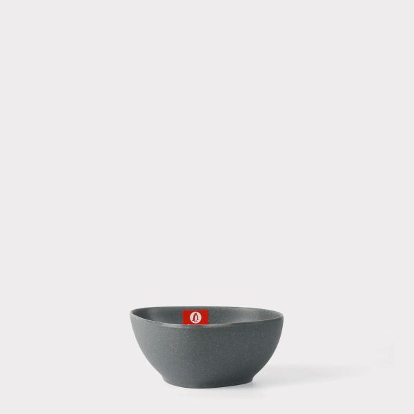 Chén Oval Nhám Granite Dark Grey
