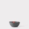Chén Oval Nhám Granite Dark Grey