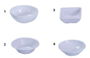 Chén Chấm Melamine Màu Trắng - 8 Kiểu