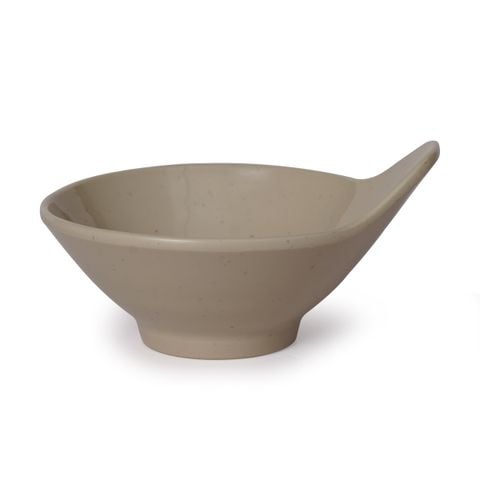 Chén Tay Cầm Melamine Màu Nâu Fataco - 2 Size