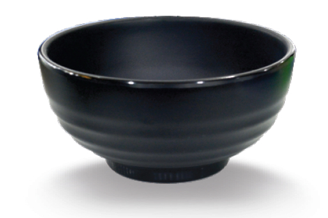 Chén Cơm Melamine Tròn BV108-4,5 Đen Nhám Superware - 11,5 x 11,5 x 6cm