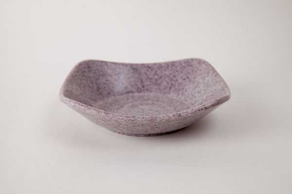 Chén Melamine Vuông Nhám Màu Môn - 2 Size