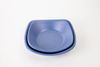 Chén Melamine Vuông Nhám Xanh Dương - 2 Size