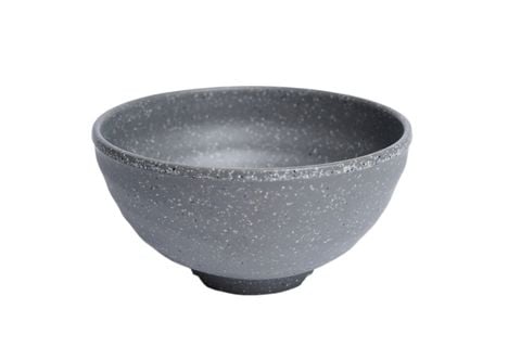 Chén Cơm Melamine CO15N Nhám Xám Fataco - 11,4 x 5,8cm