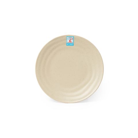 Dĩa Melamine Cạn Gân DCG06N Nâu Nhám Fataco - 15,0 x 1,4cm