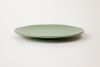 Dĩa Melamine Cạn Gân Nhám Xanh Lá - 15,0 x 1,4cm