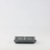 Dĩa Chấm 2 Ngăn DV071 Granite Dark Grey